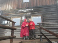 Trotz Regenwetter erreichte die Gruppe die Bergvagabundenhütte