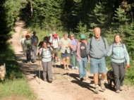 Während einer Wanderung