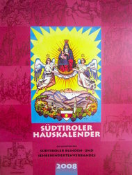 Deckblatt des Südtiroler Hauskalenders 2008