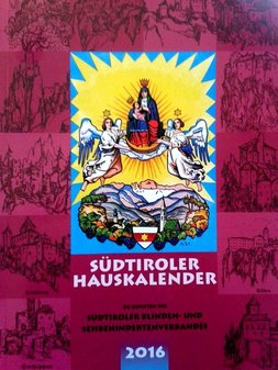 Titelblatt Südtiroler Hauskalender 2016