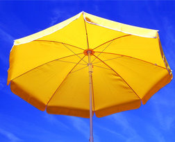 Ein Sonnenschirm