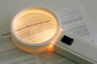 Vergrößerungsglas