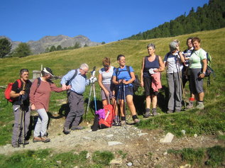 Teilnehmer an der Bergwanderwoche