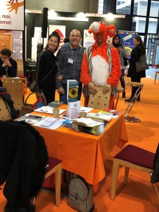 Der Infostand des Verbandes bei der Bozner Freiwilligenmesse