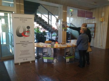 Infostand Krankenhaus