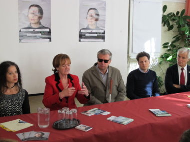 von links nach rechts: Monica Bancaro, Landesrätin Dr.in Martha Stocker, Dr. Valter Calò, Dr. Philipp Überbacher, Dr. Tito Bertoni
