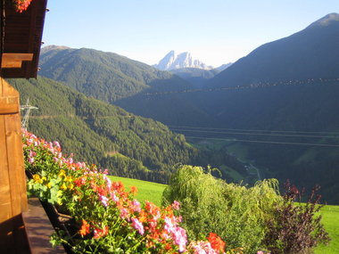 Der wunderbare Blick auf die Berge