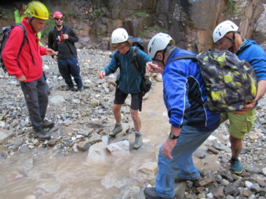 Durch die Schluchten des Bletterbaches Durch die Schluchten des Bletterbaches