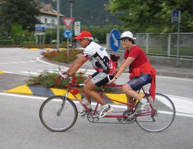 Mit dem Tandem unterwegs