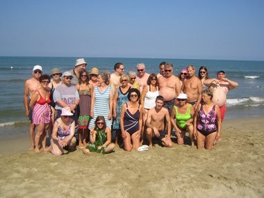 Gruppenfoto Meeraufenthalt 2011