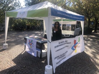 Der Infostand des Verbandes am 13. Oktober