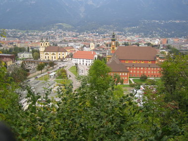 Aussicht auf Innsbruck