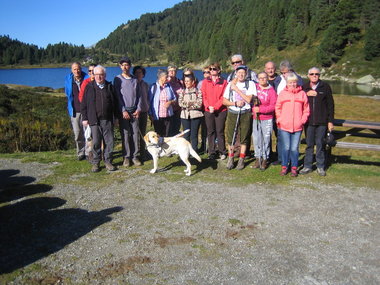 Ein Teil der Wandergruppe