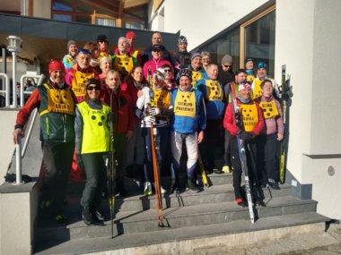 Gruppenfoto der Mitglieder der Langlaufwoche 2026