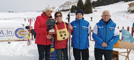 Siegerehrung des CSAIN Rennen in Lavazè am 21.02.2026